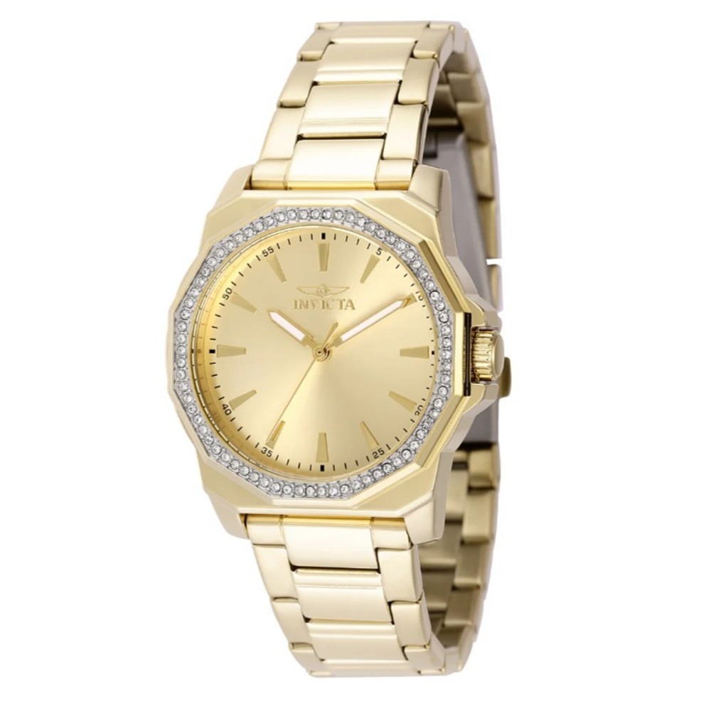 Invicta‎ Speedway 49113 Gold Watch 34mm